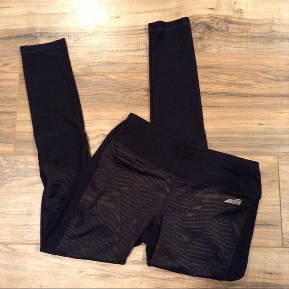Avia Workout Athletic Black Leggings Size XS - Picture 1 of 5
